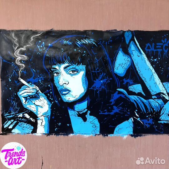 Большие поп стрит арт картины для интерьера купить
