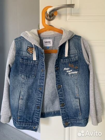 Джинсовая куртка на мальчика futurino