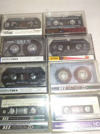 Аудио кассеты 18шт