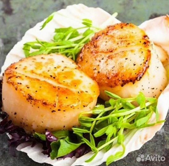 Икра Красная. Филе Морского Гребешка