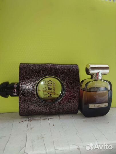 Цена за все Black opium, nina ricci