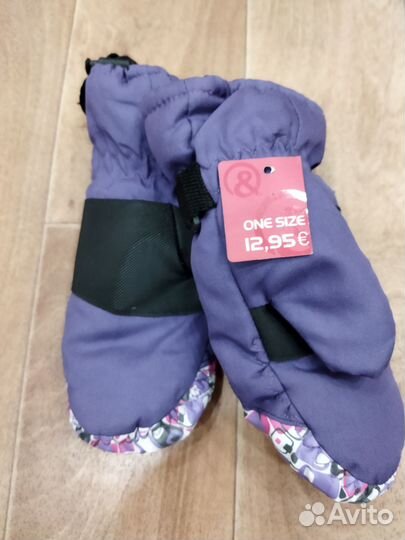 Рукавицы зимние на 3 - 4 года Финляндия