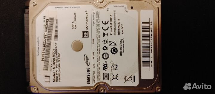 Жёсткие диски 160-500 GB