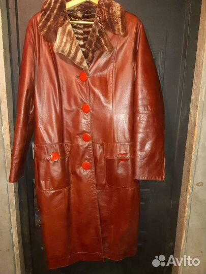 Дубленка - плащ