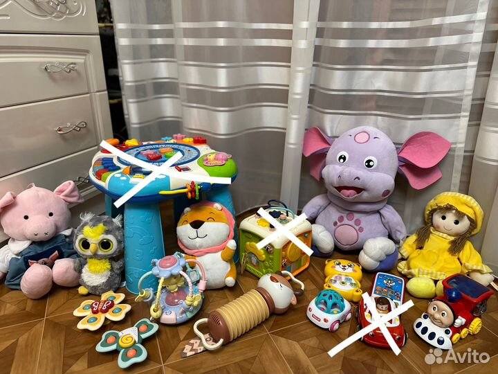 Развивающие детские игрушки пакетом