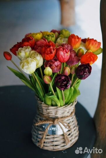 Силиконовые тюльпаны