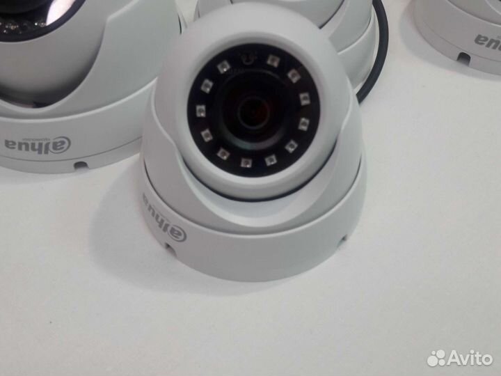 5 Камер видеонаблюдения 4Мп регистратор Dahua