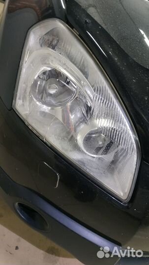 Nissan Qashqai чистка, полировка и замена ламп