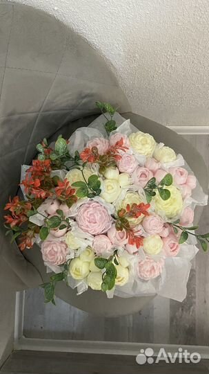 Большой букет из мыла