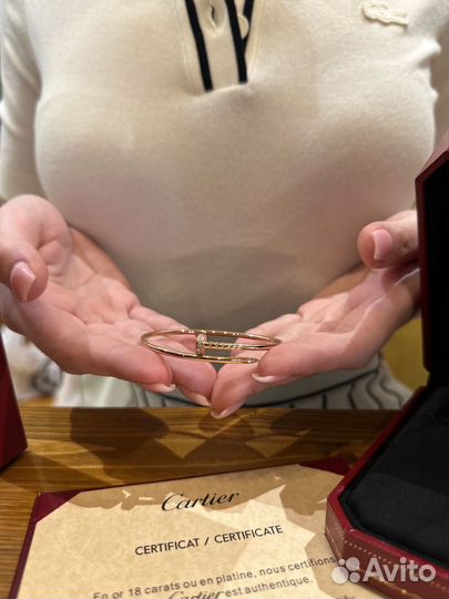 Браслет Cartier just un clou с бриллиантами