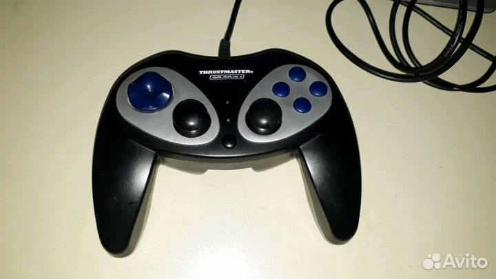 Геймпад джойстик на PC, thrustmaster dual analog 3