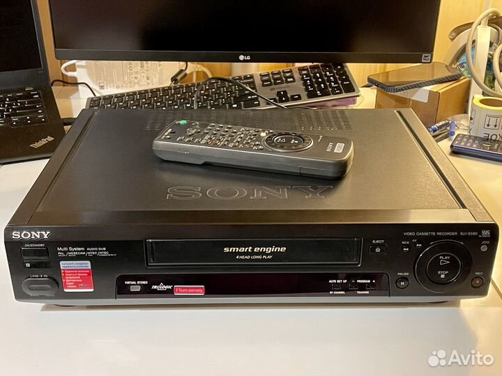 Видеомагнитофон sony slv-e580ee