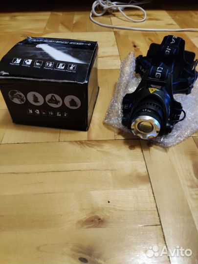 Налобный фонарь аккумуляторный