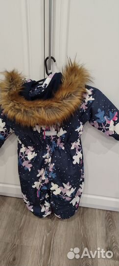 Зимний комбинезон для девочки 86