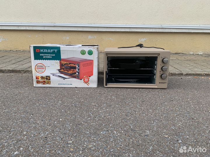Электрическая духовка Kraft KF-MO3801IV (брак)