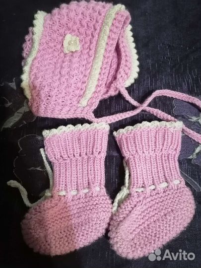 Комплект шапка, носки