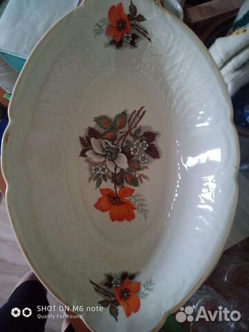 Овальное блюдо