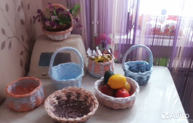 Корзинки и короба плетеные