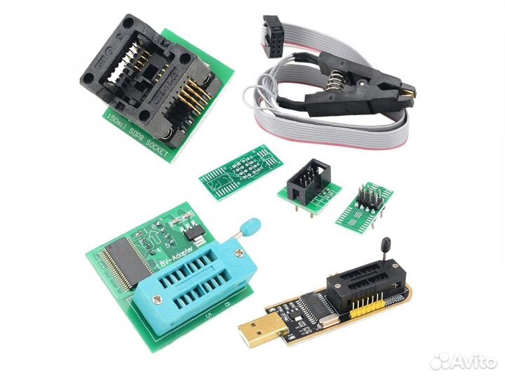 Программатор ch341a полный комплект