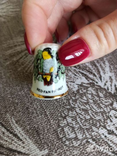 Наперсток коллекционный, костяной фарфор