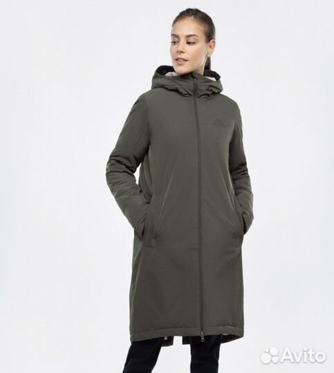 Пуховик женский Kappa оригинал хаки 46