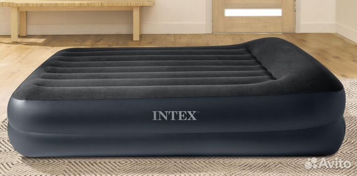 Надувная кровать 152x203x42 см 220В,intex 64124