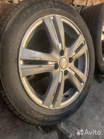 Диски литые R16 на Kia Rio