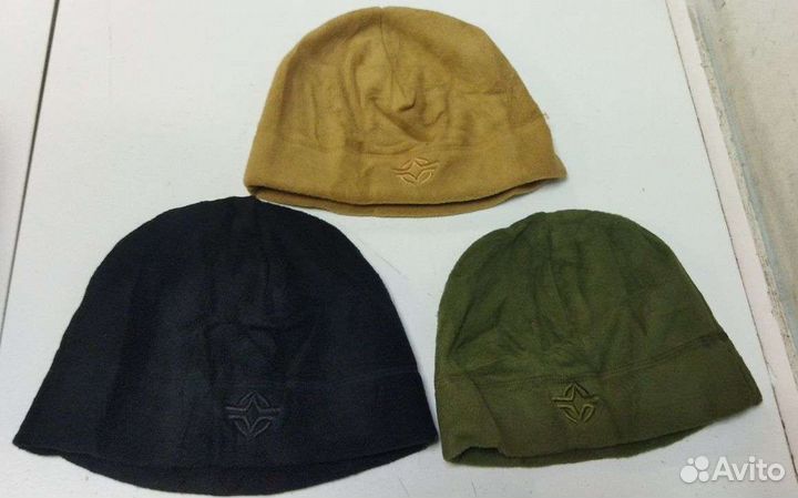 Мужская шапка(трикотажная на флисе)