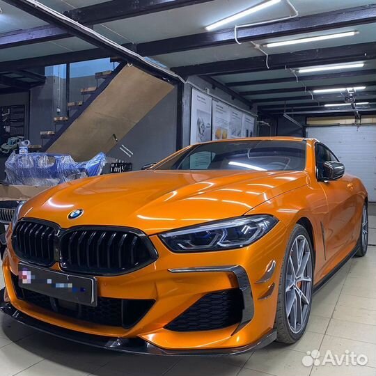 Вставки переднего бампера Карбон BMW G14 G15 G16