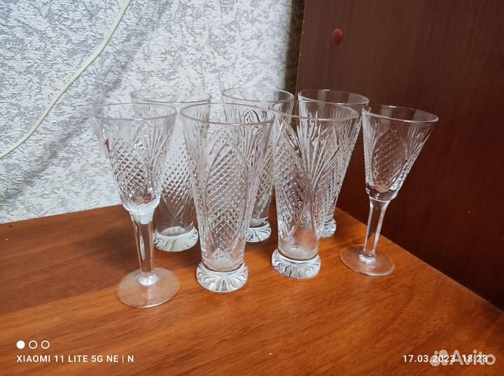 Хрустальная посуда бу