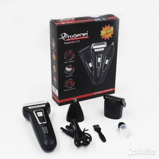 Бритва-машинка для стрижки электрическая Pro gemei