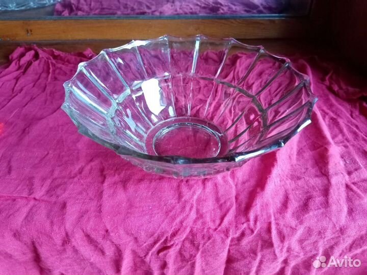 Ваза для фруктов. Большой салатник СССР