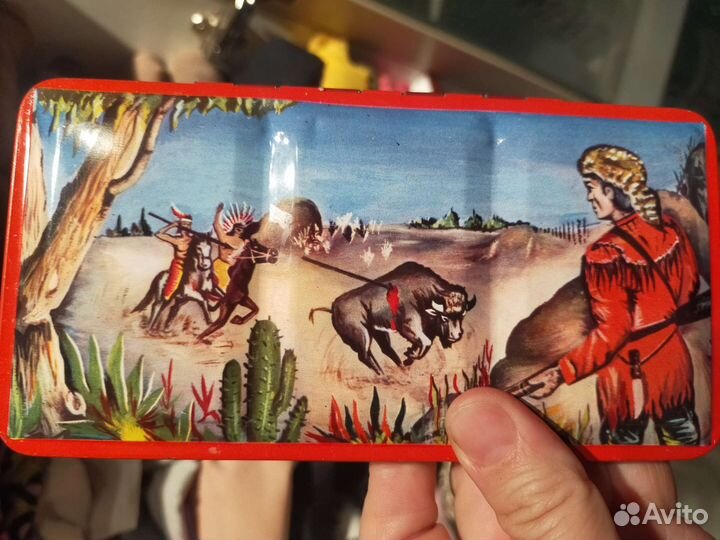 Акварель в железном пенале. 2 штуки