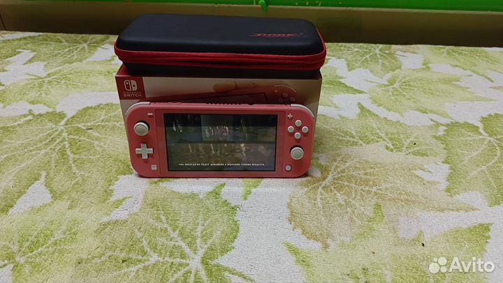 Nintendo switch lite прошитая 128гб с играми