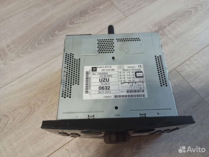 Магнитола Opel CD30 MP3, AUX