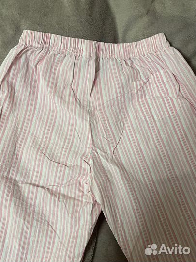 Пижамные штаны розовые женские