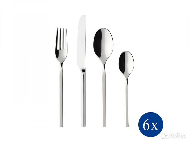 Villeroy&Boch столовые приборы NewWave: 24 предм