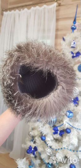 Шапка песец