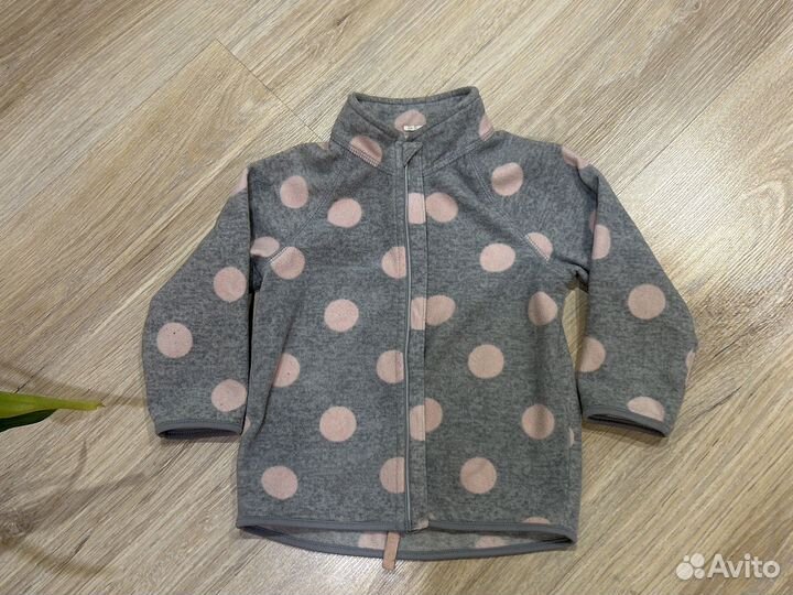 Флисовая кофта детская 86 92