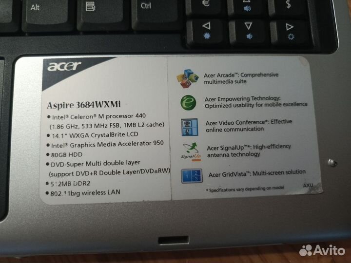 Ноутбук Acer Aspire