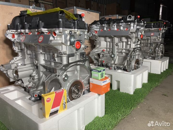 Двигатель 1.6 новый Hyundai Solaris Kia Rio 3