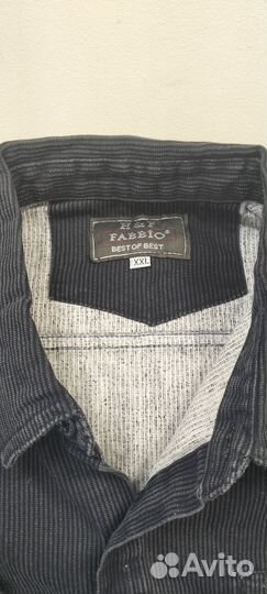 Мужская вельветовая рубашка