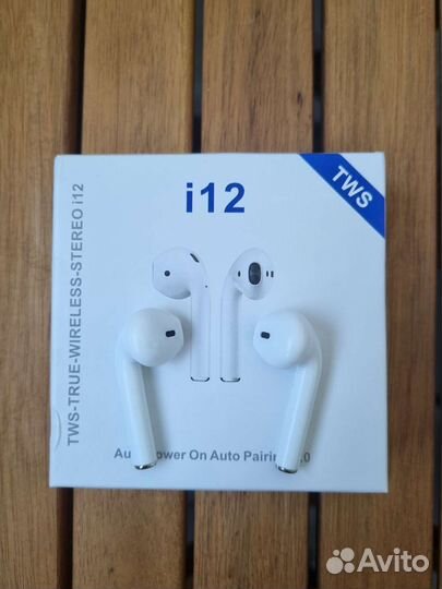 Новые беспроводные наушники TWS i12