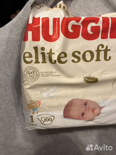 Подгузники huggies elite soft 1