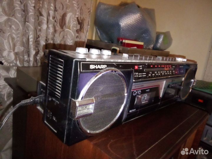 Двухкассетная магнитола sharp QTY6
