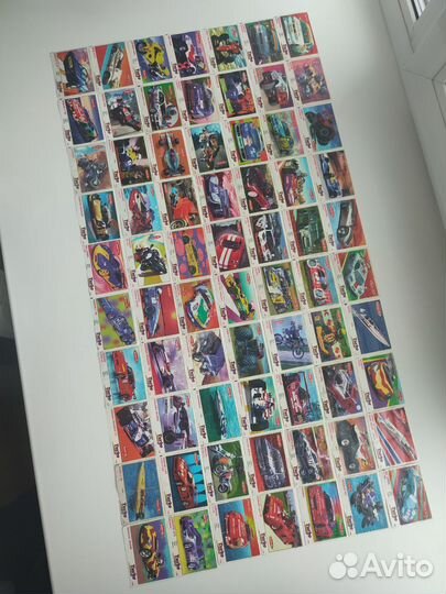 Полная серия turbo спорт 71-140.Вкладыши от жвачки