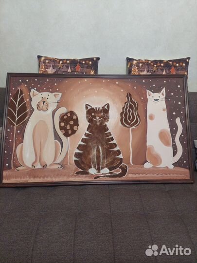 Картина коты