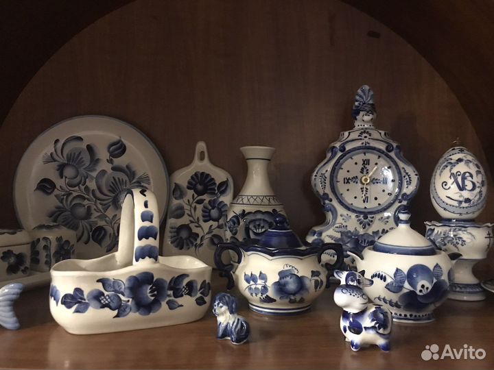 Гжель посуда