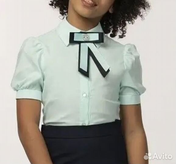 Блузка школьная для девочки 152 см Smena