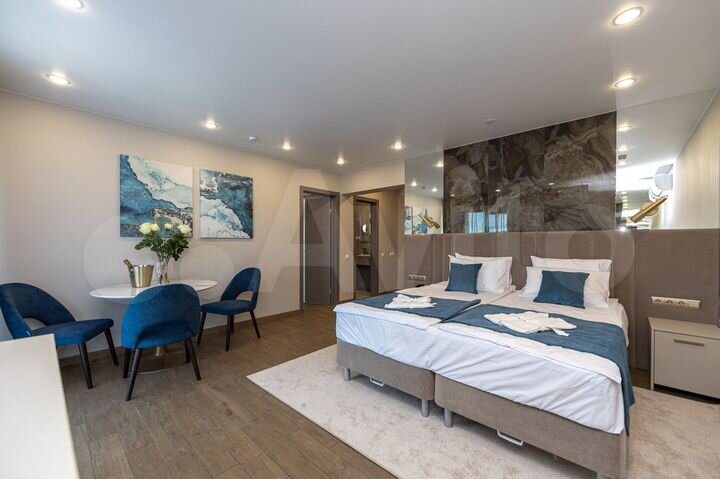 1-к. апартаменты, 43 м², 2/3 эт.